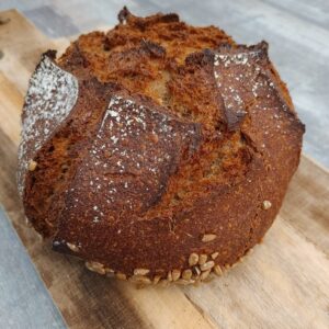 Boekweit-spelt desembrood