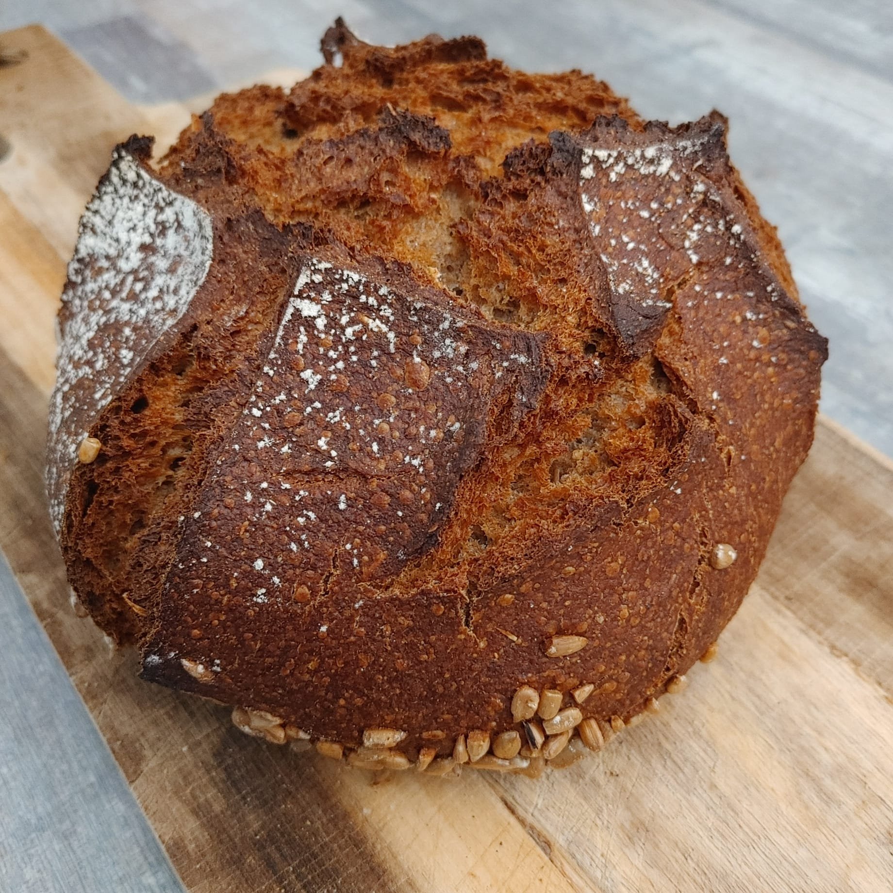 Boekweit-spelt desembrood